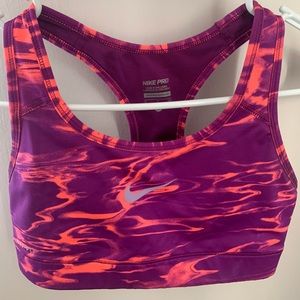 Nike Pro Sports Bra Purple